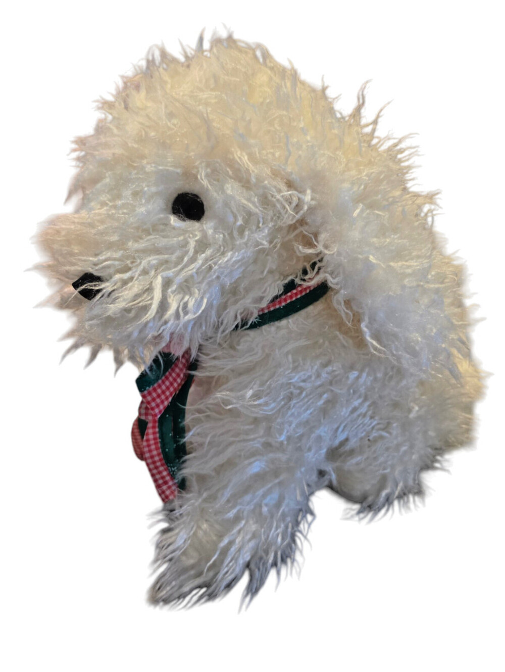 Commonwealth Target The Gingham Dog and Calico Cat 1990 Plush Christmas Dog